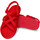 Zapatos Mujer Sandalias Bohonomad BODRUM-BASSO-ROSSO Rojo