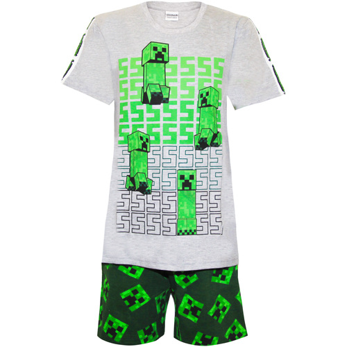 textil Niño Pijama Minecraft  Negro