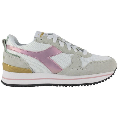 Zapatos Mujer Deportivas Moda Diadora 101.178330 01 C3113 White/Pink lady Blanco