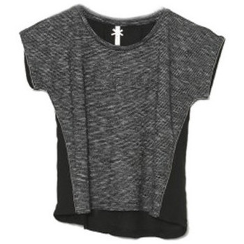 textil Niña Camisetas manga corta Kaporal Tee-Shirt Fille Bowi Noir Negro