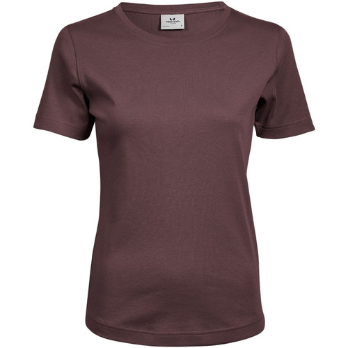 textil Mujer Camisetas manga corta Tee Jays Interlock Violeta