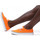 Zapatos Hombre Zapatos de skate Vans Authentic Naranja