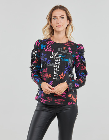 textil Mujer Tops / Blusas Desigual GRAPHIC Negro / Multicolor