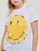textil Mujer Camisetas manga corta Desigual RIA Blanco / Amarillo
