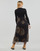 textil Mujer Vestidos largos Desigual GLORIA Negro / Multicolor