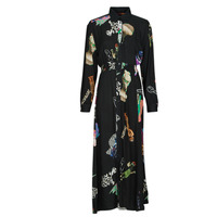 textil Mujer Vestidos largos Desigual KASSANDRA Negro / Multicolor