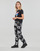 textil Mujer Pantalones con 5 bolsillos Desigual PANT_BROCHA Negro / Blanco