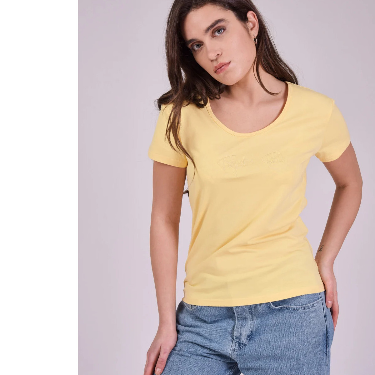textil Mujer Tops y Camisetas Project X Paris  Amarillo