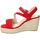 Zapatos Mujer Sandalias Azarey 494F081/197 Rojo
