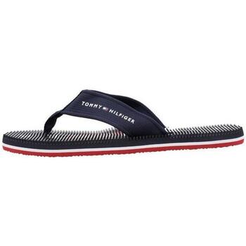 Zapatos Hombre Chanclas Tommy Hilfiger MASSAGE FOOTBED BEACH SANDAL Marino