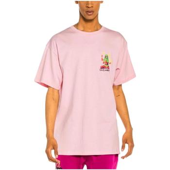 textil Hombre Camisetas manga corta Grimey GA635 PNK Rosa