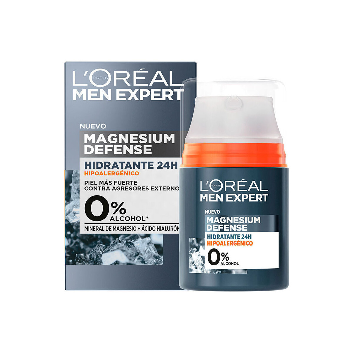Belleza Hidratantes & nutritivos L'oréal Men Expert Magnesium Defense Hidratante 24 H 