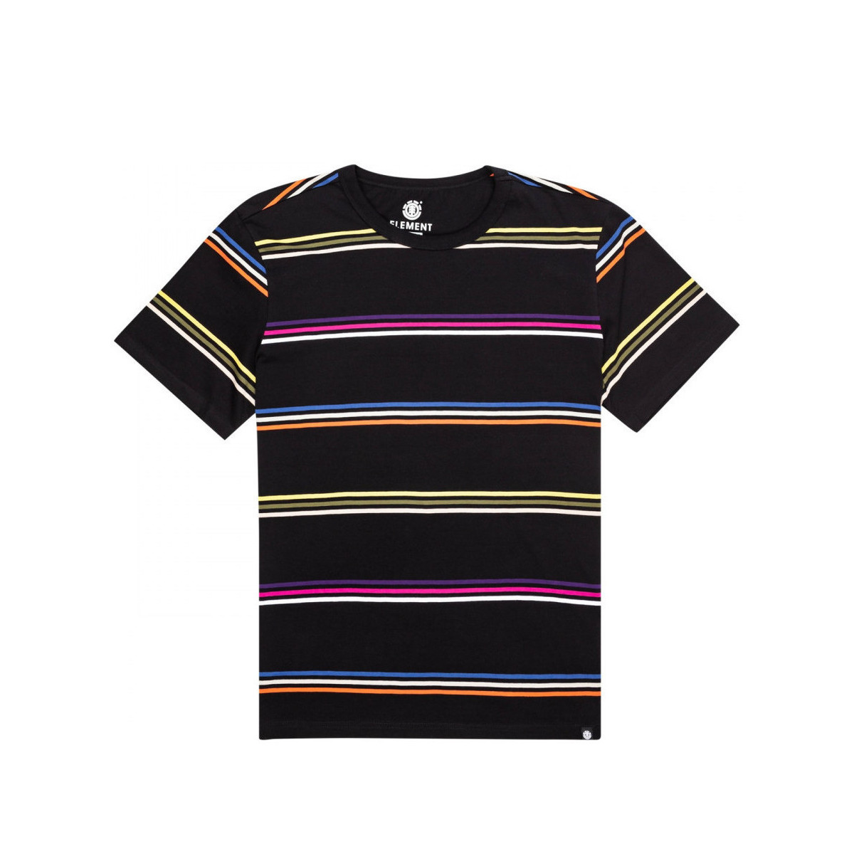 textil Hombre Tops y Camisetas Element Wilow stripe Negro