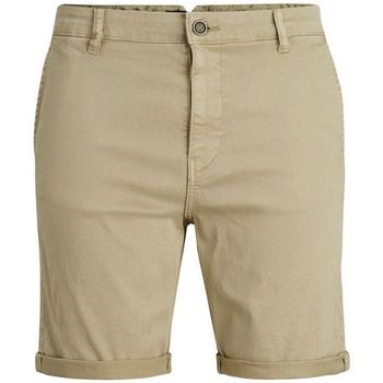 textil Hombre Shorts / Bermudas Jack & Jones 12188326 FRED-WHITE PEPPER Beige