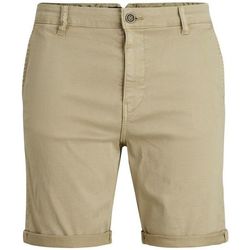 textil Hombre Shorts / Bermudas Jack & Jones 12188326 FRED-WHITE PEPPER Beige