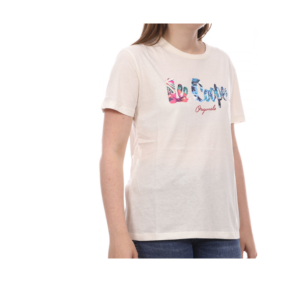 textil Mujer Tops y Camisetas Lee Cooper  Beige