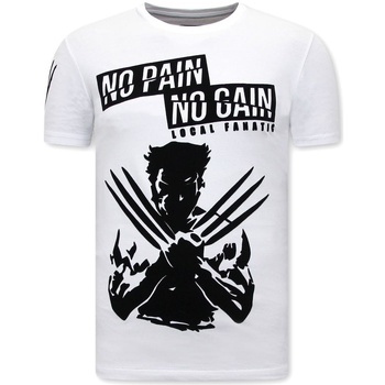 textil Hombre Camisetas manga corta Local Fanatic Wolverine X Man  Hombre Blanco