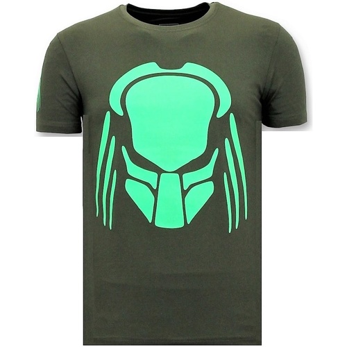 textil Hombre Camisetas manga corta Local Fanatic Hombre Impresión Predator Neon Verde