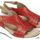 Zapatos Mujer Sandalias Fluchos TIBET F1481 Rojo