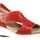Zapatos Mujer Sandalias Fluchos TIBET F1481 Rojo
