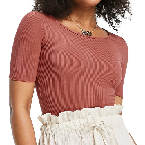textil Mujer Tops y Camisetas Brave Soul  Rosa