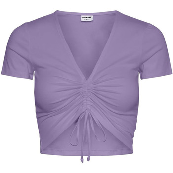 textil Mujer Tops y Camisetas Noisy May Camiseta malva ajustable manga corta Violeta