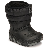 Zapatos Niños Botas de nieve Crocs Classic Neo Puff Boot T Negro