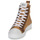 Zapatos Mujer Zapatillas altas Betty London ETOILE Camel / Blanco