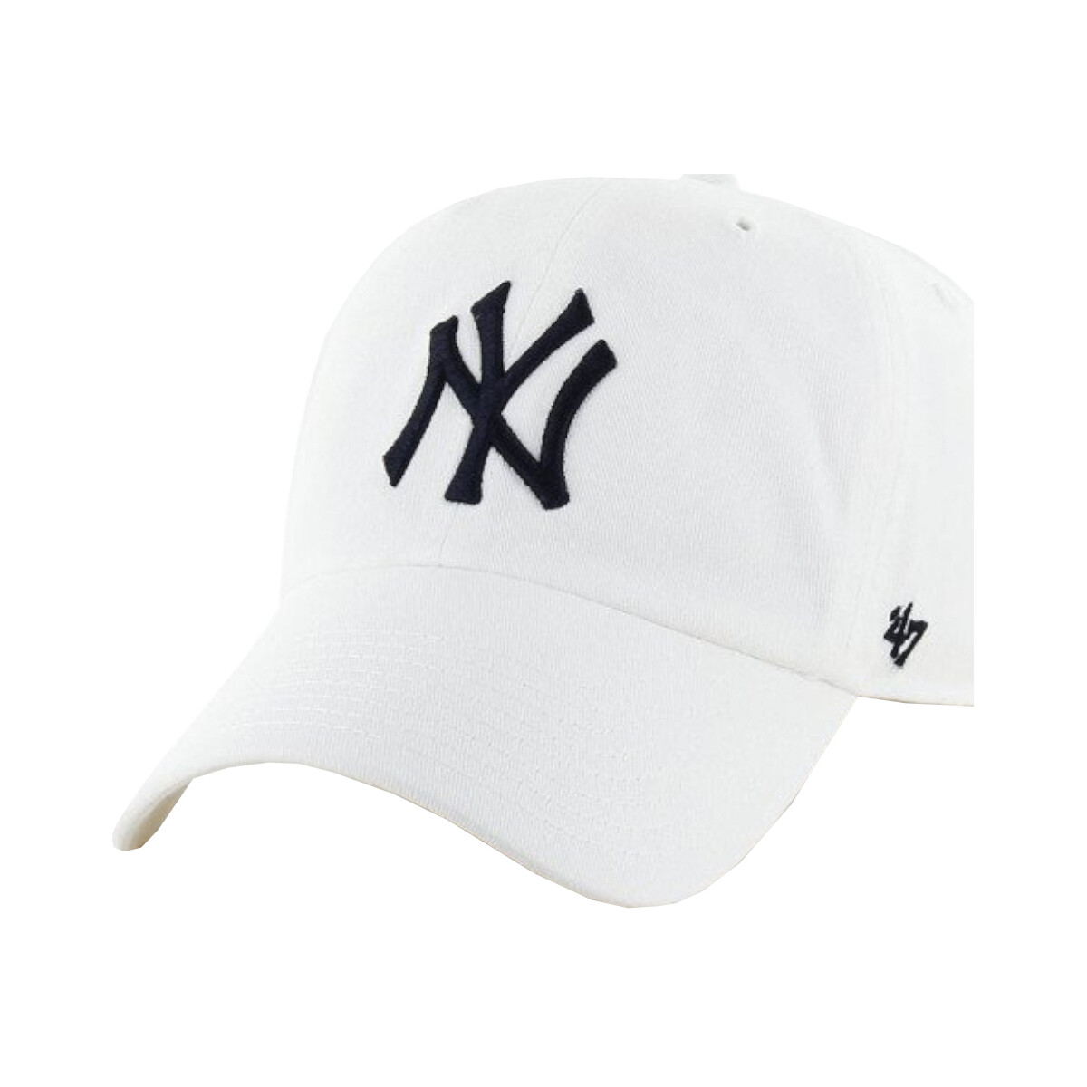 Accesorios textil Hombre Gorra '47 Brand New York Yankees MLB Clean Up Cap Blanco