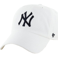 Accesorios textil Hombre Gorra '47 Brand New York Yankees MLB Clean Up Cap Blanco