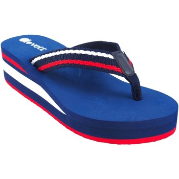 Zapatos Mujer Multideporte Kelara Playa señora  22022 azul Rojo