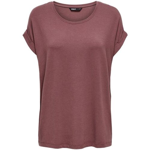 textil Mujer Tops y Camisetas Only 15106662 MONSTER-ROSE BROWN Rojo