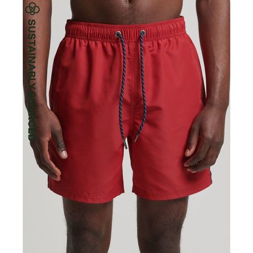 textil Hombre Bañadores Superdry M3010188A VARSITY SMINSHORT-RXG RED Rojo
