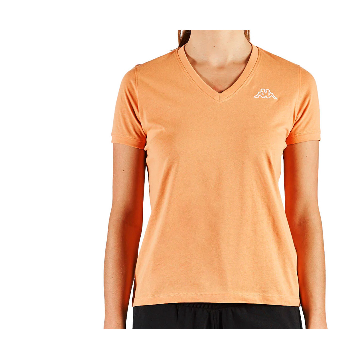 textil Mujer Tops y Camisetas Kappa  Naranja