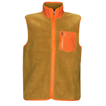 textil Hombre Polaire Polo Ralph Lauren FZVESTM7-SLEEVELESS-FULL ZIP New / Caqui / Camel / Naranja / New / Ghurka