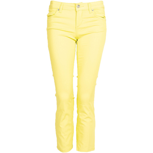 textil Mujer Pantalones con 5 bolsillos Liu Jo WA0185 T7144 | Glam Amarillo