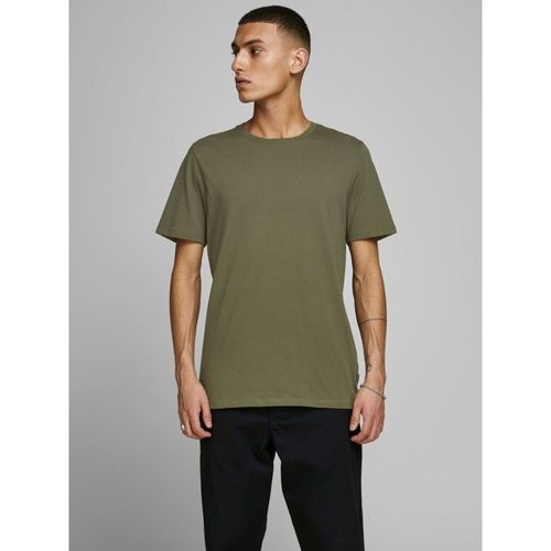 textil Hombre Tops y Camisetas Jack & Jones 12156101-BASIC TEE-OLIVE NIGHT Verde