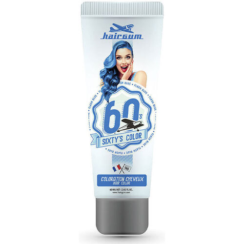 Belleza Coloración Hairgum Sixty's Color Hair Color flash Blue 
