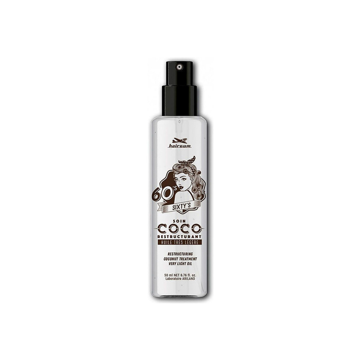 Belleza Tratamiento capilar Hairgum Sixty's Recovery Coconut Oil 