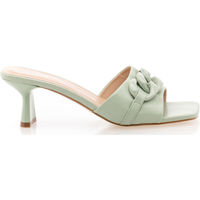 Zapatos Mujer Zuecos (Mules) Pretty Stories Zuecos MUJER VERDE Verde