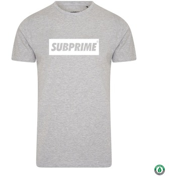 textil Hombre Camisetas manga corta Subprime Shirt Block Grey Gris