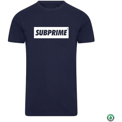 textil Hombre Camisetas manga corta Subprime Shirt Block Navy Azul