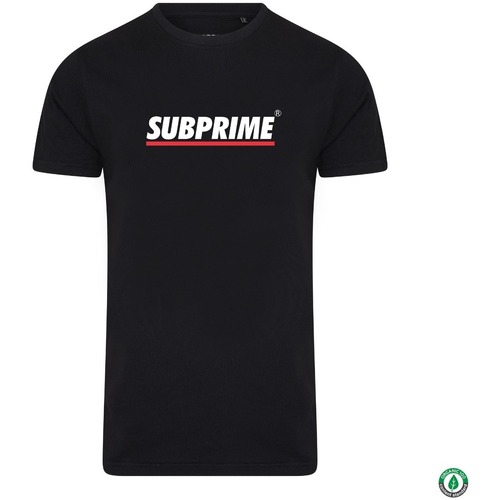textil Camisetas manga corta Subprime Shirt Stripe Black Negro