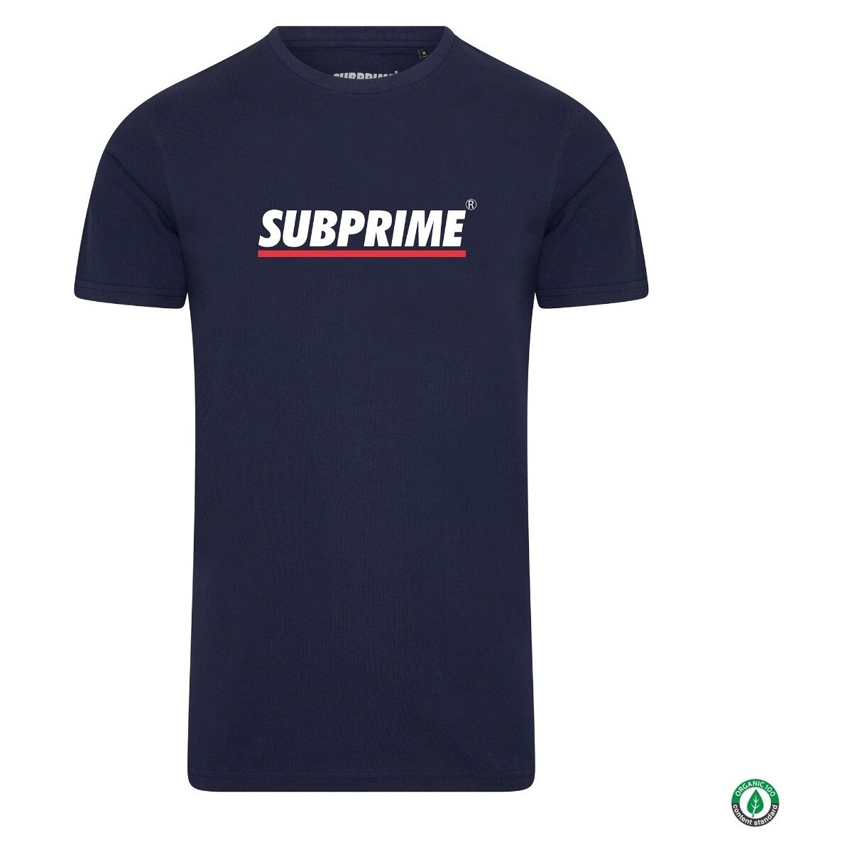 textil Camisetas manga corta Subprime Shirt Stripe Navy Azul