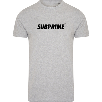 textil Hombre Camisetas manga corta Subprime Shirt Basic Grey Gris