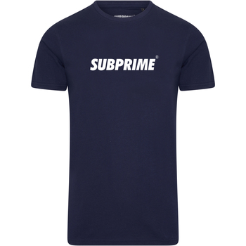 textil Hombre Camisetas manga corta Subprime Shirt Basic Navy Azul