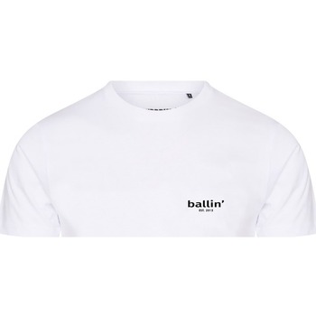 textil Hombre Camisetas manga corta Ballin Est. 2013 Small Logo Shirt Blanco