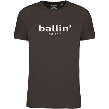 textil Hombre Camisetas manga corta Ballin Est. 2013 Regular Fit Shirt Gris