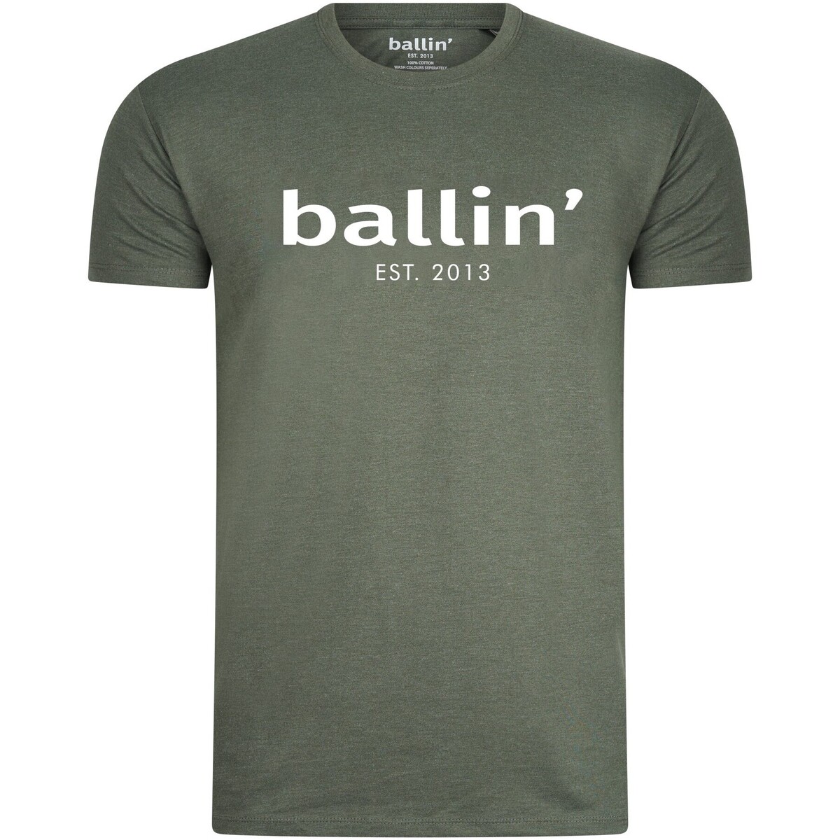 textil Hombre Camisetas manga corta Ballin Est. 2013 Regular Fit Shirt Verde