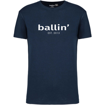 textil Hombre Camisetas manga corta Ballin Est. 2013 Regular Fit Shirt Azul